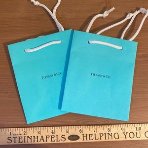 Tiffany & Co Shopping Bags. 2 Pack